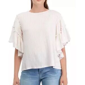 Chelsea & Theodore Bell Sleeve Blouse